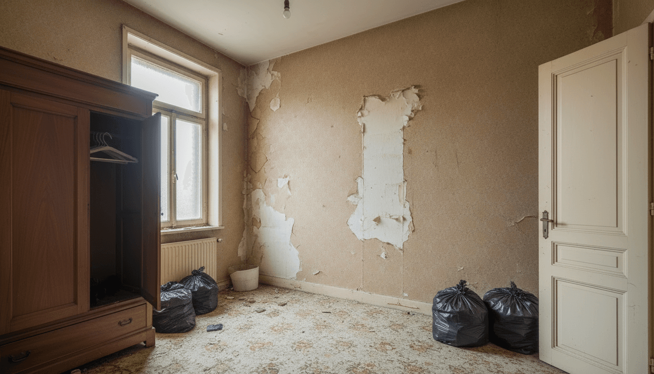Woningontruiming — halverwege